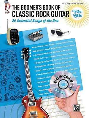 BOOMERS BOOK OF CLASSIC ROCK GUITAR 70S - 80S