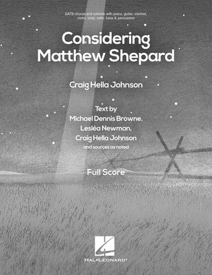 CONSIDERING MATTHEW SHEPARD ACCOMPANIMENT SC/PTS