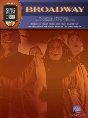 BROADWAY SING WITH THE CHOIR BK/CD V2
