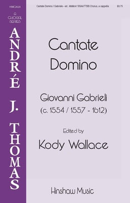 CANTATE DOMINO SSAATTBB A CAPPELLA