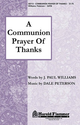 COMMUNION PRAYER OF THANKS SATB