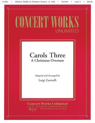 CAROLS THREE (A CHRISTMAS OVERTURE) CB3