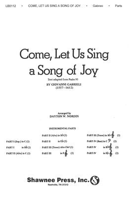 COME LET US SING A SONG OF JOY INST ACCOMP