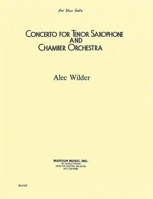 CONCERTO FOR TENOR SAXOPHONE AND CHAMBER ORCH SE