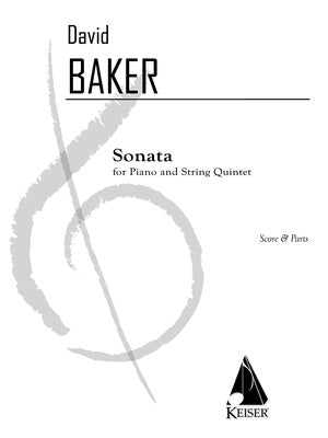 BAKER - SONATA FOR PIANO/STRING QUINTET SC/PTS