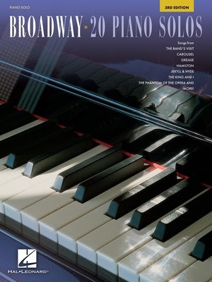BROADWAY 20 PIANO SOLOS 3RD EDITION