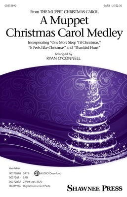 A MUPPET CHRISTMAS CAROL MEDLEY SATB