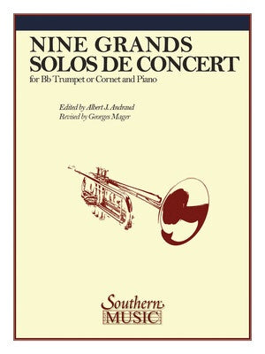 ANDRAUD - NINE GRAND SOLOS DE CONCERT TRUMPET/PIANO