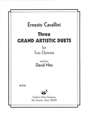 CAVALLINI - 3 GRAND ARTISTIC DUETS FOR 2 CLARINETS (POD)