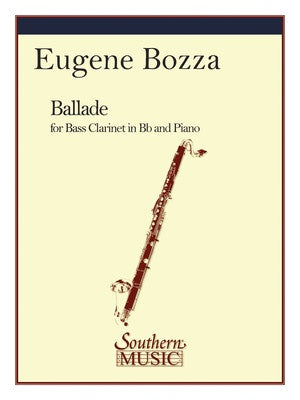 BOZZA - BALLADE FOR BASS CLARINET (POD)