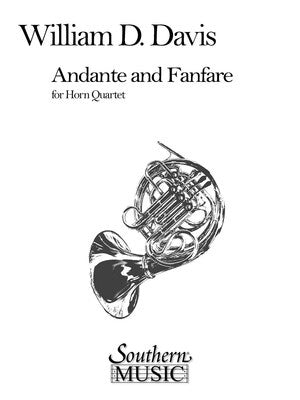 DAVIS - ANDANTE AND FANFARE FOR HORN QUARTET (POD)