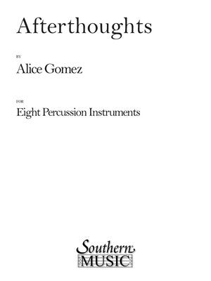 AFTERTHOUGHTS FOR PERCUSSION