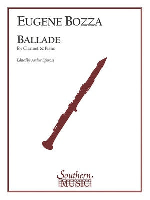 BOZZA - BALLADE FOR CLARINET/PIANO