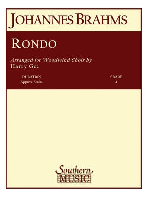 BRAHMS - RONDO WOODWIND CHOIR SC/PTS ARR GEE