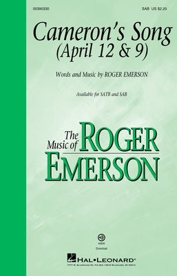 CAMERONS SONG (APRIL 12 & 9) SAB