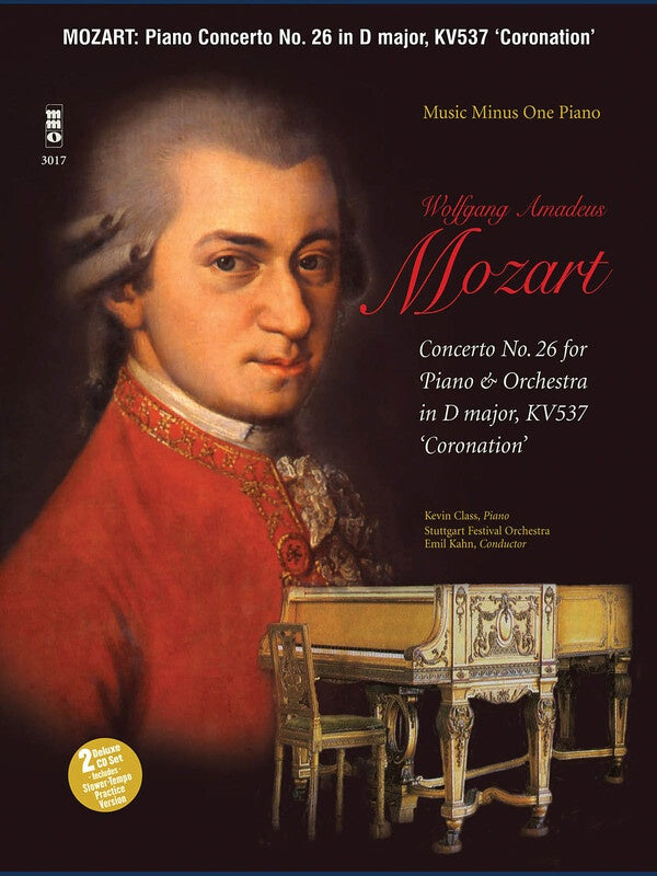 MOZART - PIANO CONCERTO NO 26 K 537 BK/2CD