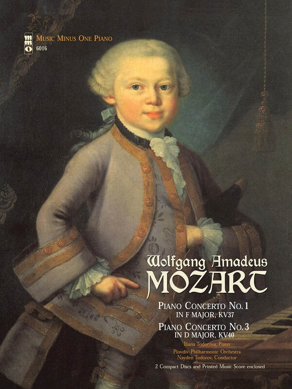 MOZART - PIANO CONCERTO NO 1 K 37 & NO 3 K 40 BK/2CD