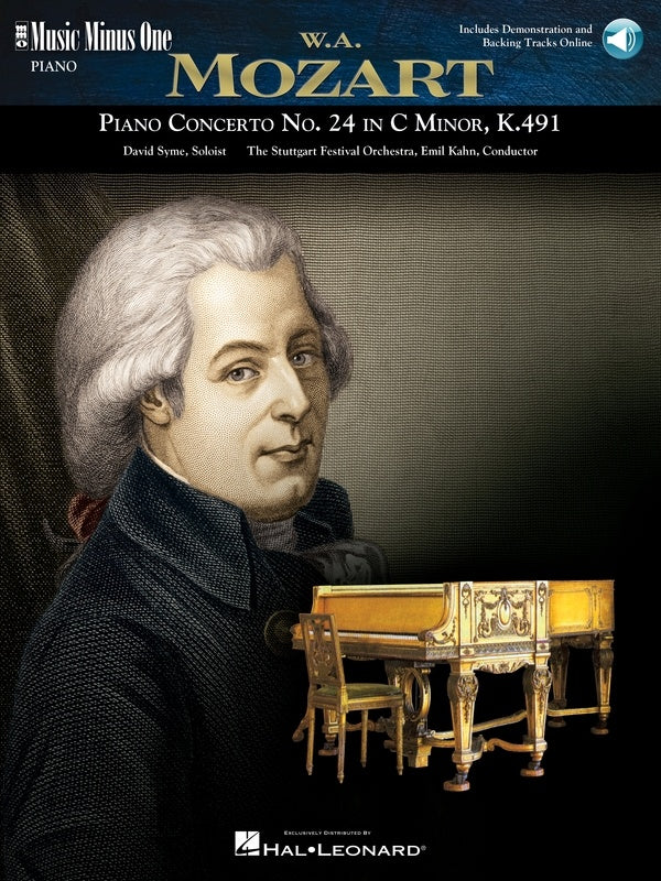 MOZART - PIANO CONCERTO NO 24 K 491 BK/CD