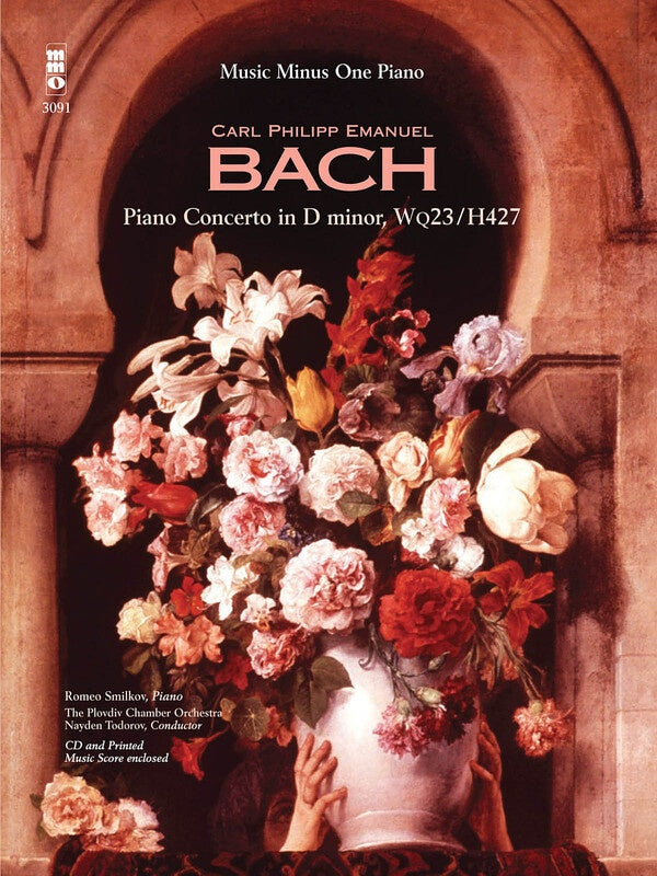 C.P.E. BACH - PIANO CONCERTO D MIN WQ23 BK/CD