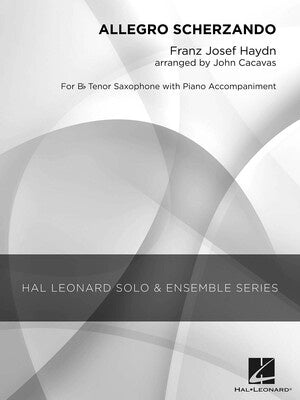 ALLEGRO SCHERZANDO TENOR SAX/PIANO