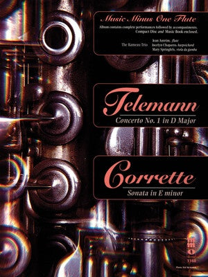 CONCERTO NO 1 & SONATA E MINOR FLUTE BK/CD