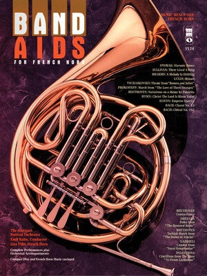 BAND AIDS FOR FRENCH HORN BK/CD