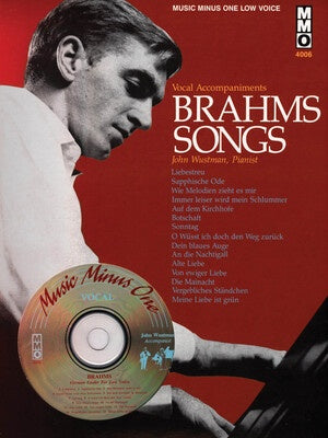 BRAHMS SONGS LOW VOICE BK/CD