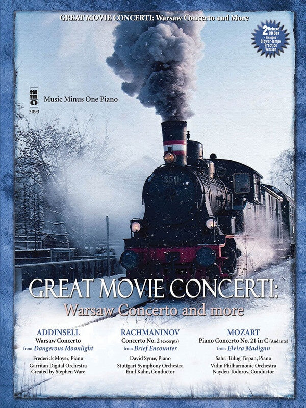 GREAT MOVIE CONCERTI WARSAW CONCERTO & MORE PIANO BK/CD