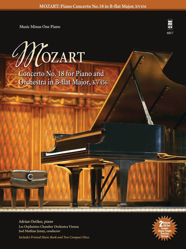 MOZART - PIANO CONCERTO NO 18 B FLAT K456 BK/CD