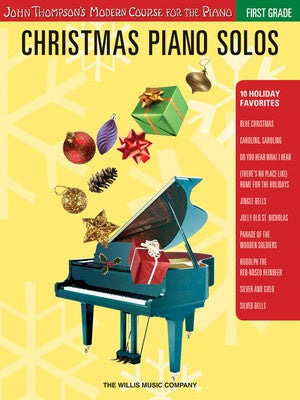 CHRISTMAS PIANO SOLOS 1ST GRADE