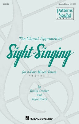 CHORAL APPROACH TO SIGHT SINGING SINGERS ED V1