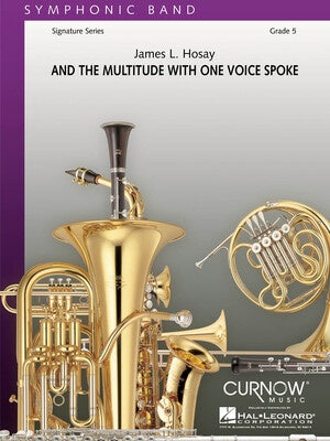 AND THE MULTITUDE WITH ONE VOICE SPOKEN CUCB5