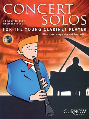 CONCERT SOLOS FOR THE YOUNG CLARINET BK/CD