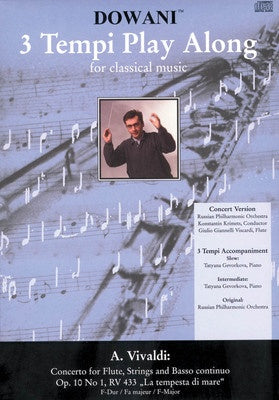 CONCERTO F MAJ FLUTE RV 433 OP 10 NO 1 BK/CD