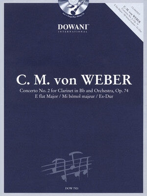 CONCERTO FOR CLARINET OP 74 BK/CD