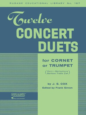 CONCERT DUETS 12 FOR CNT OR TPT