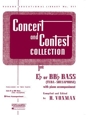 CONCERT AND CONTEST TUBA PIANO ACCOMPANIMENT