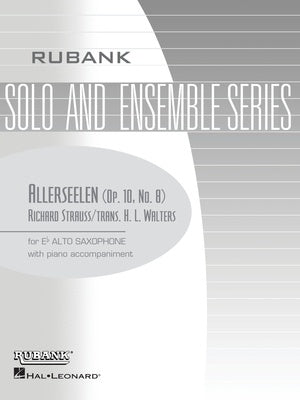 ALLERSEELEN FOR ALTO SAX/PNO ARR WALTERS