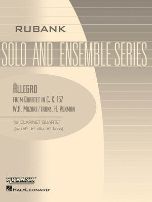 ALLEGRO QUARTET C K157 VOXMAN 1V