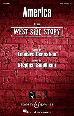 AMERICA FROM WEST SIDE STORY SSA