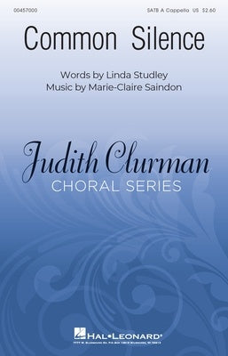 COMMON SILENCE SATB A CAPPELLA