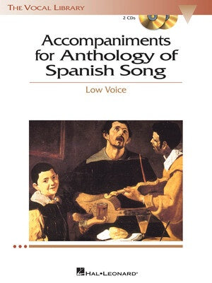 ANTHOLOGY OF SPANISH SONG LOW ACC CDS VOCLIB