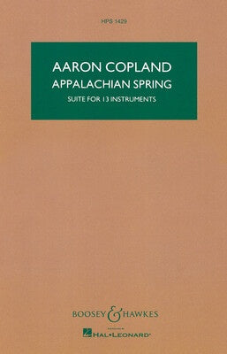 COPLAND - APPALACHIAN SPRING STUDY SCORE