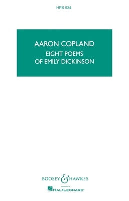 COPLAND - 8 POEMS OF DICKINSON STUDY SCORE