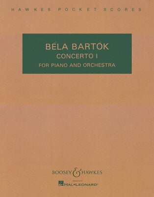 CONCERTO NO 1 PIANO & ORCHESTRA STUDY SCORE