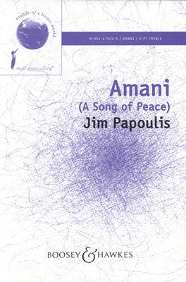 AMANI SONG OF PEACE 3 PART TREBLE