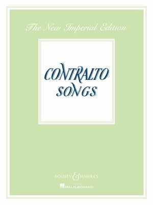 CONTRALTO SONGS IMPERIAL EDITION PV