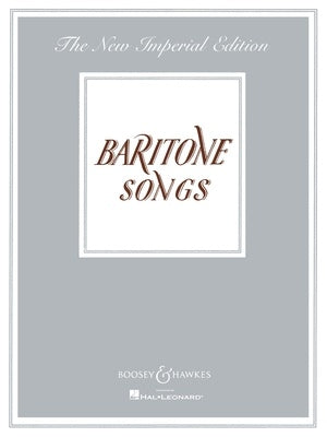 BARITONE SONGS IMPERIAL EDITION PV