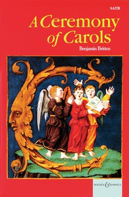 BRITTEN - A CEREMONY OF CAROLS SATB VOCAL SCORE