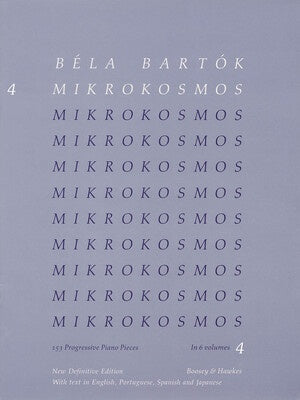 BARTOK - MIKROKOSMOS VOL 4 BLUE